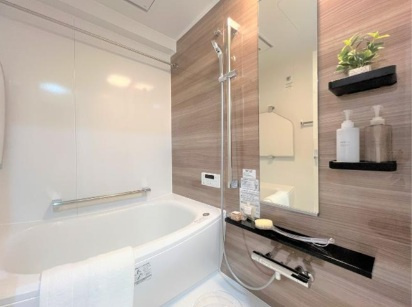 ライオンズマンション武里の浴室|ゆったり過ごせるお風呂です