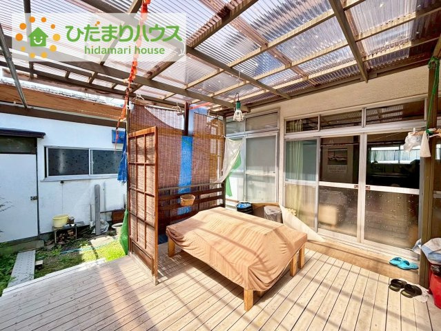 日立市宮田町2丁目　中古戸建のその他|オーナー様こだわりのウッドデッキになります♪