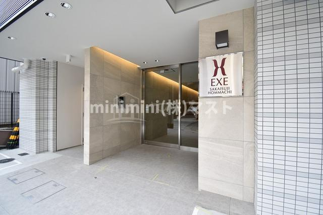 エグゼ堺筋本町のエントランス