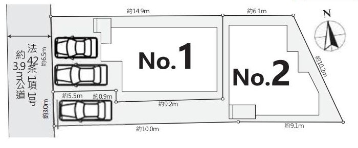 京浜急行逗子線「逗子・葉山」駅徒歩9分　ZEH基準　新築住宅のその他|区画図