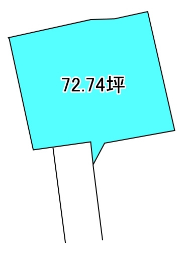宮西町　売土地の区画図