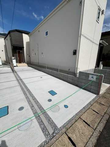 北葛飾郡松伏町　田中3丁目　新築戸建　全8棟の前面道路含む現地写真|前面道路含む現地写真です