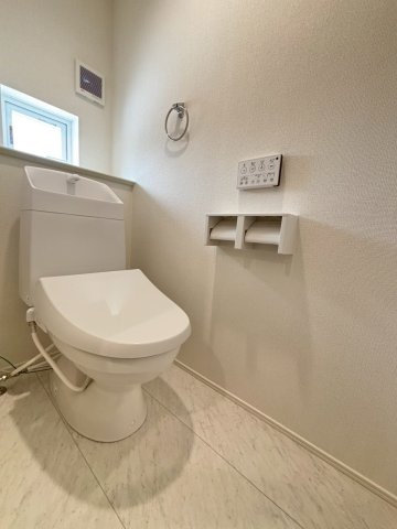 北葛飾郡松伏町　田中3丁目　新築戸建　全8棟のトイレ|トイレも気になるポイント