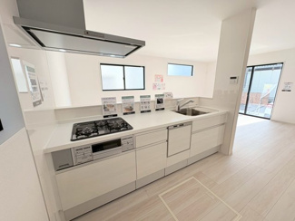 【キッチン】 | 川越市南田島　新築分譲　JR川越線『南古谷駅』徒歩14分　【牛子小学区】