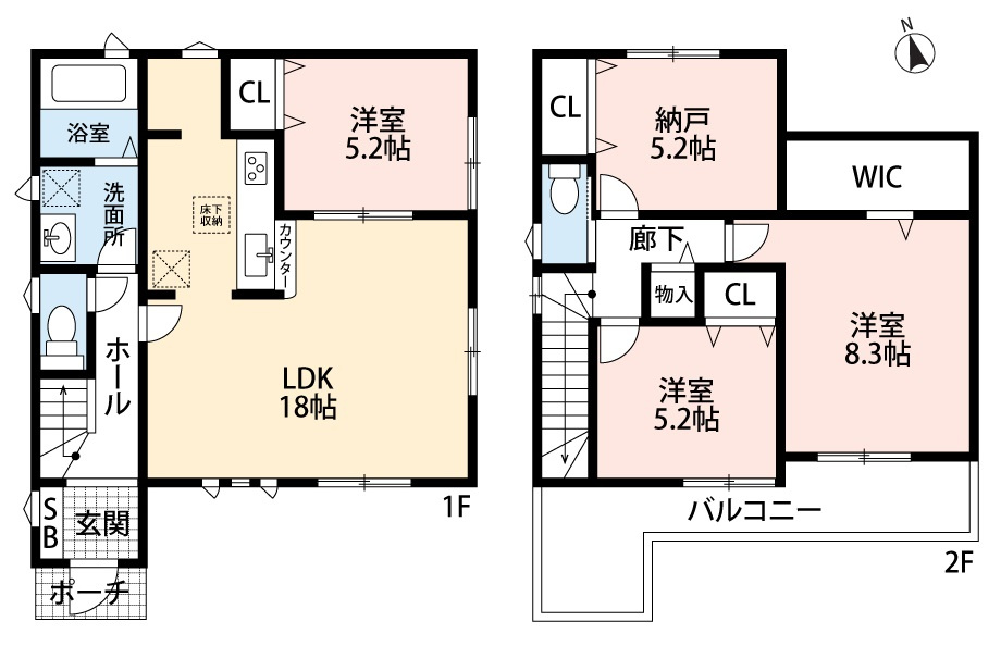小牧市大字本庄字郷浦　新築戸建　2号地