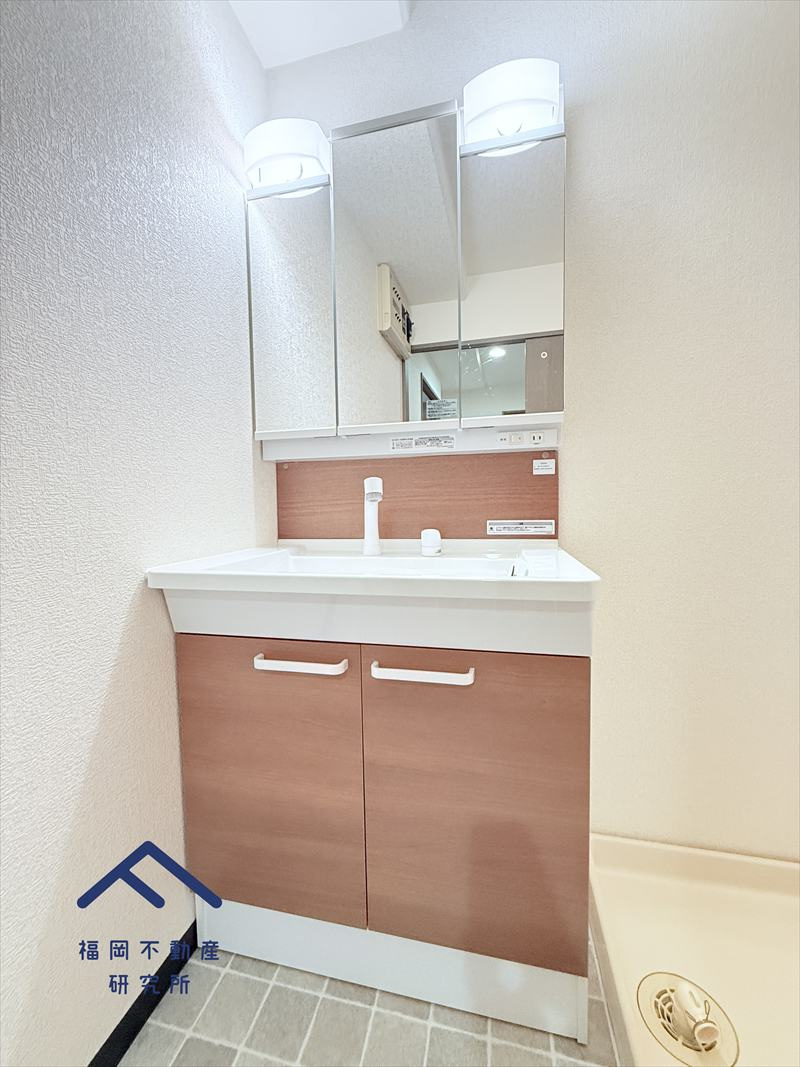 ロワールマンション篠栗Ⅱの独立洗面台
