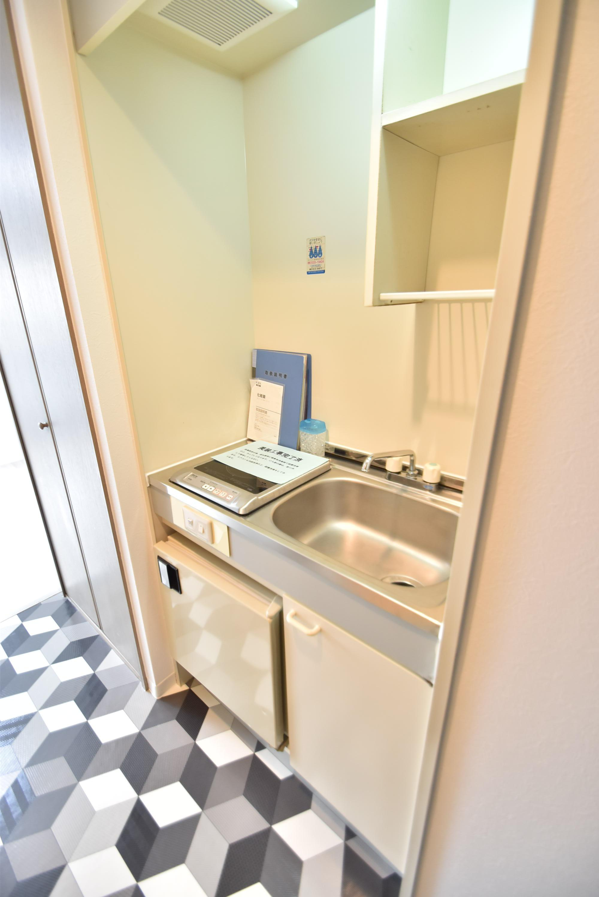 大阪市都島区友渕町２丁目の賃貸マンションのキッチン