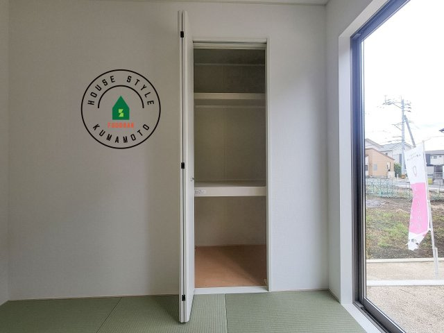 熊本市南区八分字町第14-2棟（2号棟）の収納|収納には困りません。