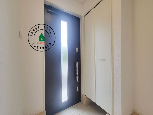 熊本市南区八分字町第14-2棟（2号棟）の防犯設備|二重ロックでしっかり防犯対策ができます。