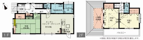 【間取り】 | 【仲介手数料０円】藤沢市下土棚　中古一戸建て | 藤沢市下土棚　中古一戸建て