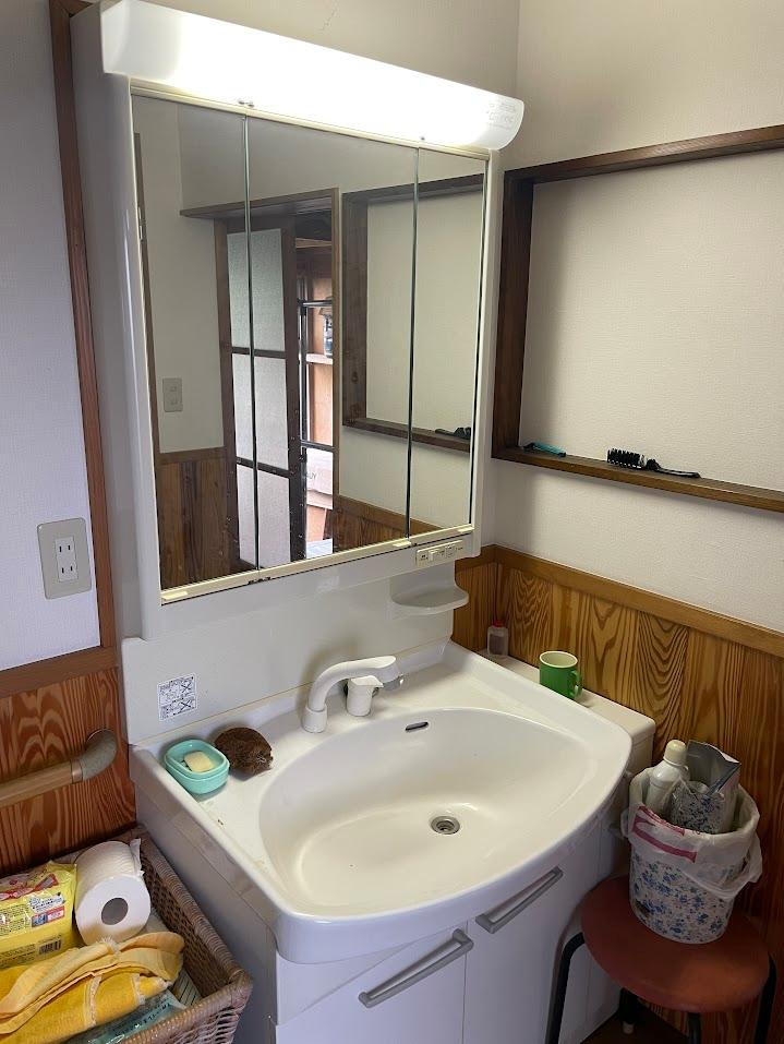 山形市桜田南【中古住宅】の独立洗面台|独立洗面台