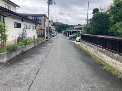 【前面道路含む現地写真】 | 山形市桜田南【中古住宅】 | 前面道路