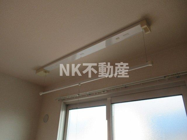 【設備】 | シャルム（吉田賃貸） | 室内物干しです