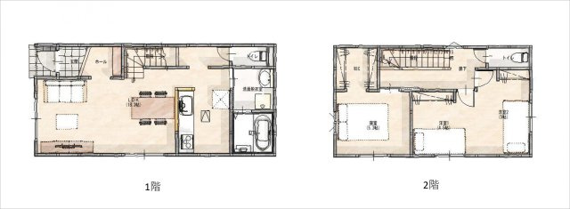 高知市一宮東町2丁目 １号地（北）新築戸建ての間取り