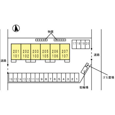 【区画図】 | D-room アネーロ