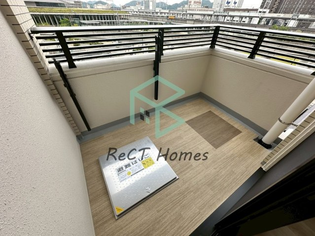 THE MUSE神屋町のバルコニー