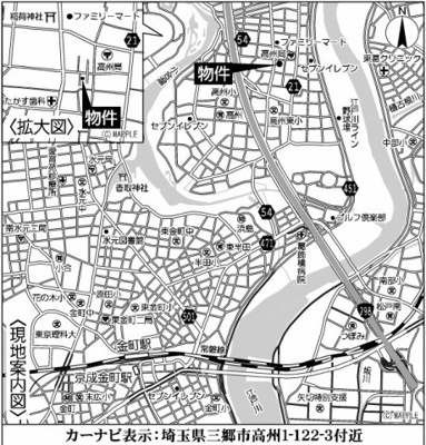 【地図】 | 高州1丁目2880