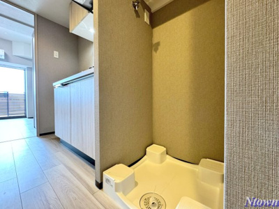 【設備】 | メイクスアート上前津Ⅵ | 洗濯機置き場です。