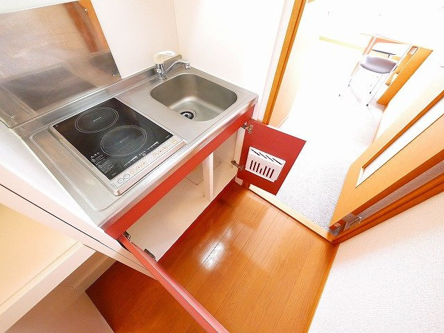 レオパレス山の辺のキッチン|キッチンでお料理をお楽しみください