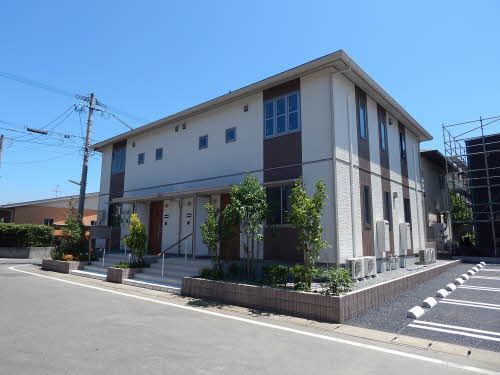 熊本市南区島町５丁目のアパートの外観