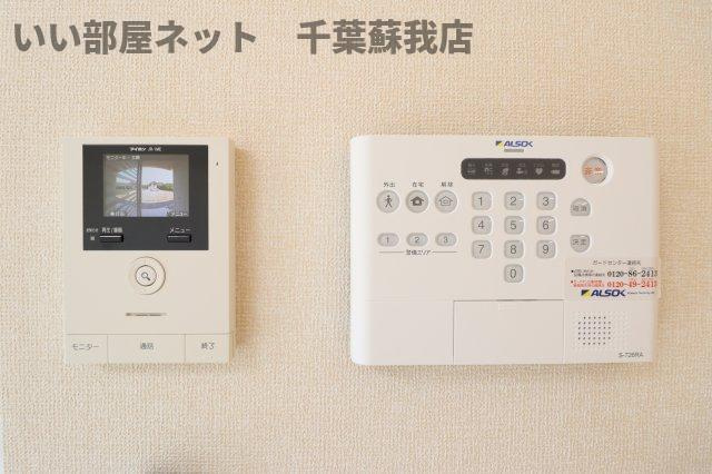ディアコート五井のセキュリティ|TVモニターホン付きでセキュリティ面も安心！安心のホームセキュリティー完備♪