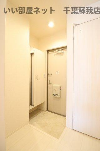 ディアコート五井の玄関|ゆったりとした玄関です
