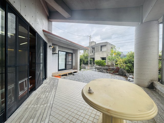 豊見城市高嶺一戸建ての庭