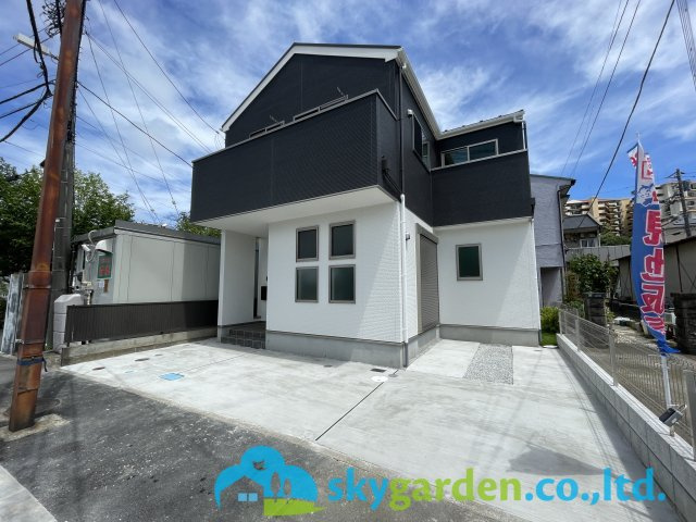 藤沢市城南2期　新築戸建　全1棟1号棟の外観|きれいな外観です