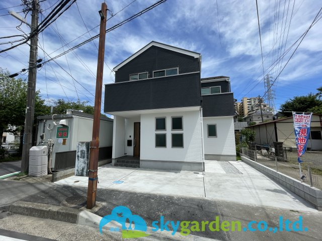 藤沢市城南2期　新築戸建　全1棟1号棟の外観|建物外観を気になさる方へ、見た目の良い物件です