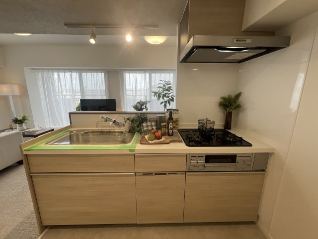 南東向き角部屋でオールOK！【ステージ宮崎台】リノベーションのキッチン