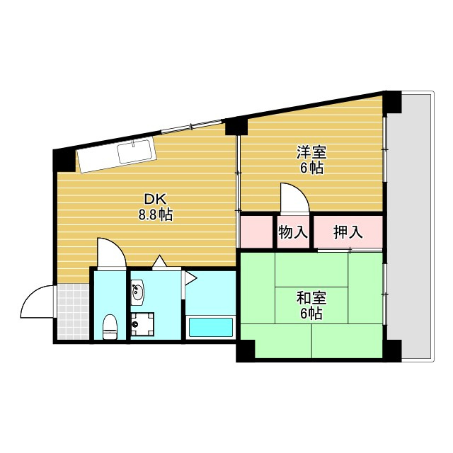 エレガンス穂積5号館の間取り