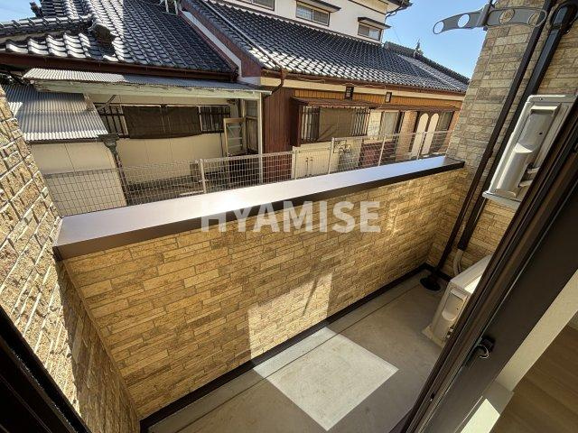 コンフィーエⅢのバルコニー