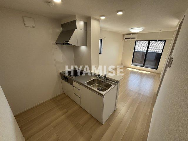 コンフィーエⅡのキッチン|※室内画像は別号室のもの