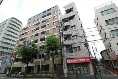 【外観】 | ライオンズシティ中野プラザ | 鉄筋コンクリート造のがっちりとした建物。