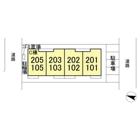 アピオン Ⅲの区画図