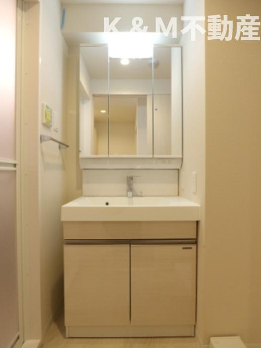 dearestⅢの洗面所|広い洗面スペース