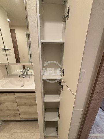 コンフォリア・リヴ本町WEST　Qの洗面所|コンフォリア・リヴ本町WEST Q　洗面収納