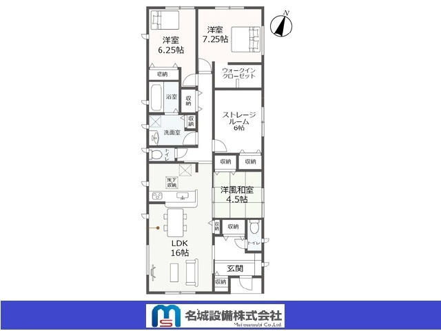 リーブルガーデン碧南第59三宅町　全4棟　新築戸建の間取り