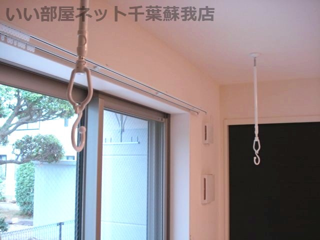 ワンダーランドの内装|室内物干