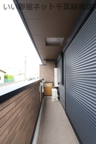 リバーサイドⅡのバルコニー|広々としたバルコニーです