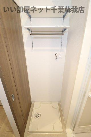 リバーサイドⅡの洗面所|室内洗濯機置き場