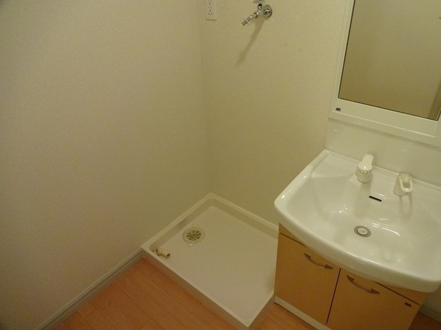 クオーレの洗面所|洗濯機置場