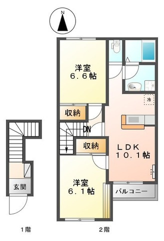 クオーレの間取り|間取図