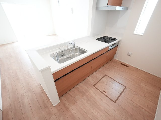 【キッチン】 | リナージュ熊本市南区御幸笛田1丁目24-1期　3号棟