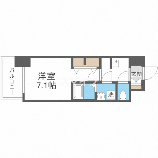 【間取り】 | S-RESIDENCE三国WEST
