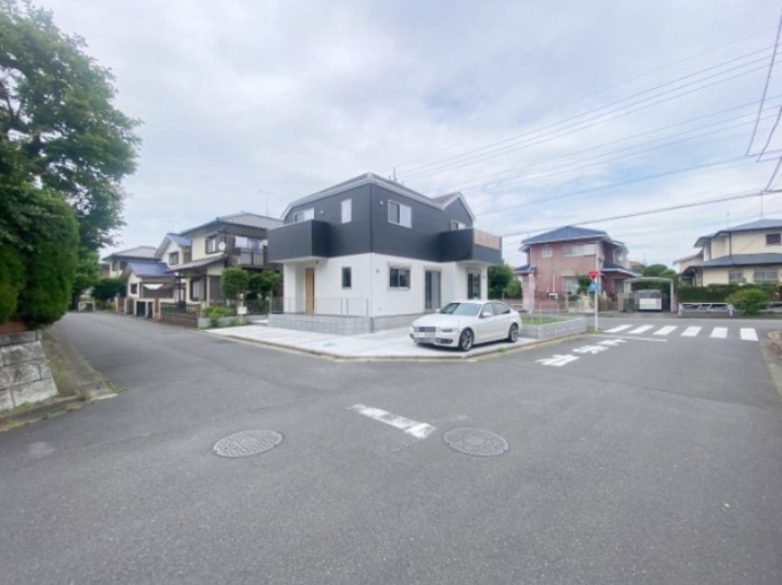 祝：成約済み　八王子市　北野台　新築戸建て　８期の前面道路含む現地写真|～仲介手数料無料☆八王子ひなた不動産～　八王子市北野台　新築戸建て