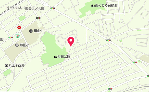 祝　成約済み　八王子市　めじろ台　新築戸建ての地図|～仲介手数料無料☆八王子ひなた不動産～　八王子市めじろ台　新築戸建て