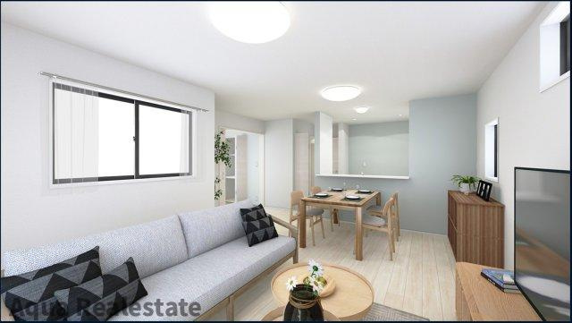 リーブルガーデン丸亀市飯山町第三の居間・リビング|ゆったりとした居間です