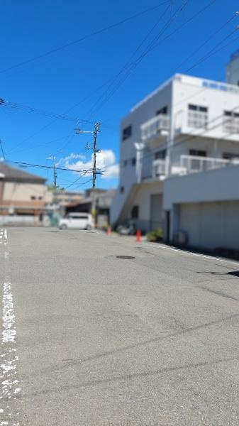 和歌山市北新3丁目　土地の前面道路含む現地写真