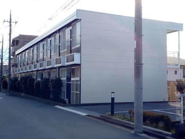 レオパレス城の外観|おしゃれな外観です